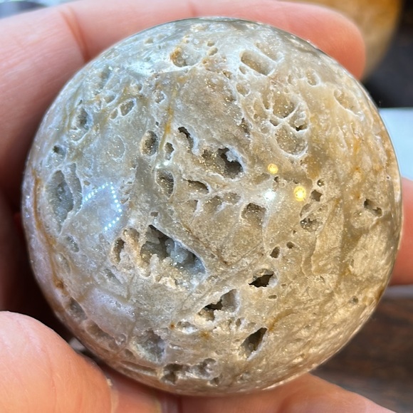 🎄SALE🎄Sphalerite Crystal Sphere With Sparkles! - Picture 6 of 7